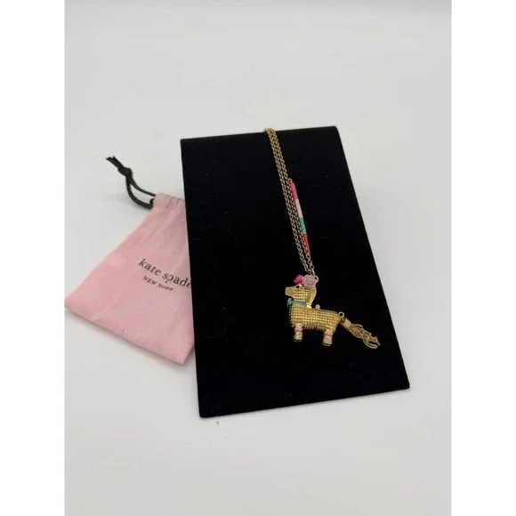 Kate Spade Haute Scenic Penny Piñata Necklace-Whimsical-Candy Prize Inside